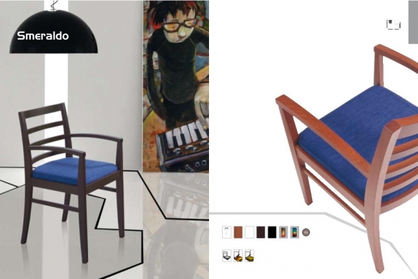 Стул Di Lazzaro Smeraldo 151