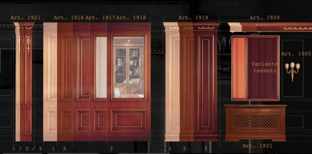 Деревянная панель Ezio Bellotti Boiseries System 1916