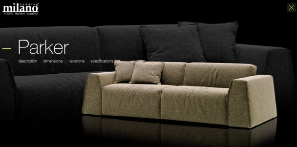 Диван Bedding Parker STP.25.MO