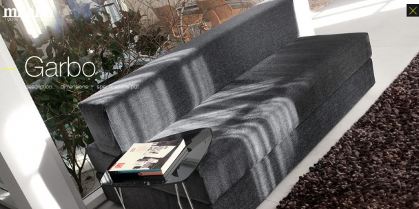 Диван Bedding Garbo STP.15.MO