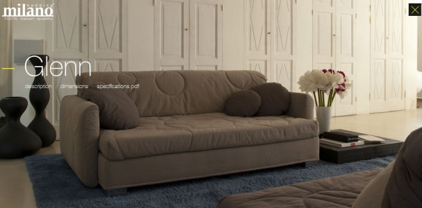 Диван Bedding Glenn STP.86.MO