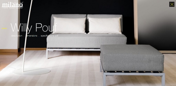 Диван Bedding Willy Pouf STP.52.MO
