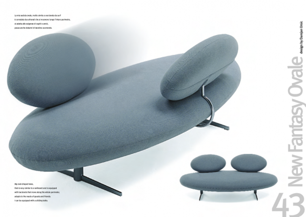 Кушетка Futura Innovazione e design New Fantasy Ovale