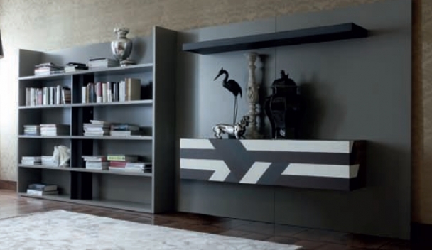 Стенка Rossetto Armobil Design Lounge Composizione 418