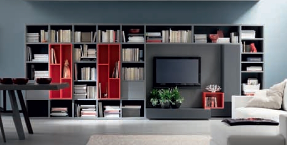 Стенка Rossetto Armobil Design Lounge Composizione 420