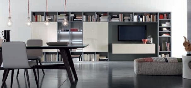 Стенка Rossetto Armobil Design Lounge Composizione 421