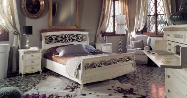 Кровать 100x100 Classico Villa Fascinato F63 