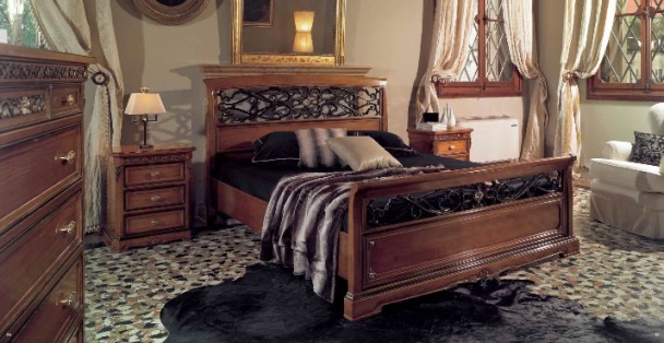 Кровать 100x100 Classico Villa Fascinato F64 