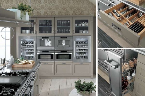 Кухня Minacciolo English Mood Nobilta in grigio