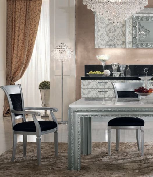Кухня Concreta cucine Luxury Majestic Argento