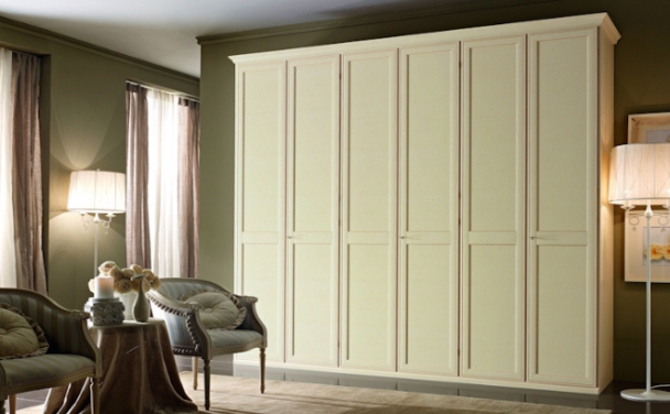 Шкаф San Michele Zaffiro 6 doors silver