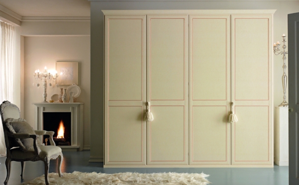 Шкаф San Michele Zaffiro 4 doors silver