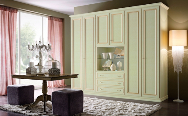Шкаф San Michele Rubino 6 doors gold