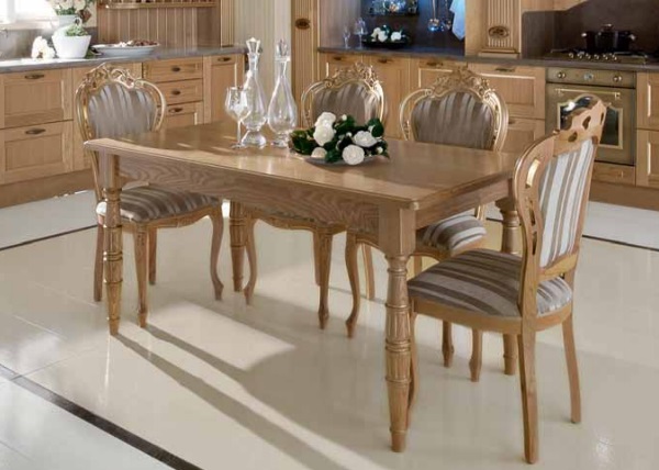 Стол Tomassi Plutone con gamba Dorica